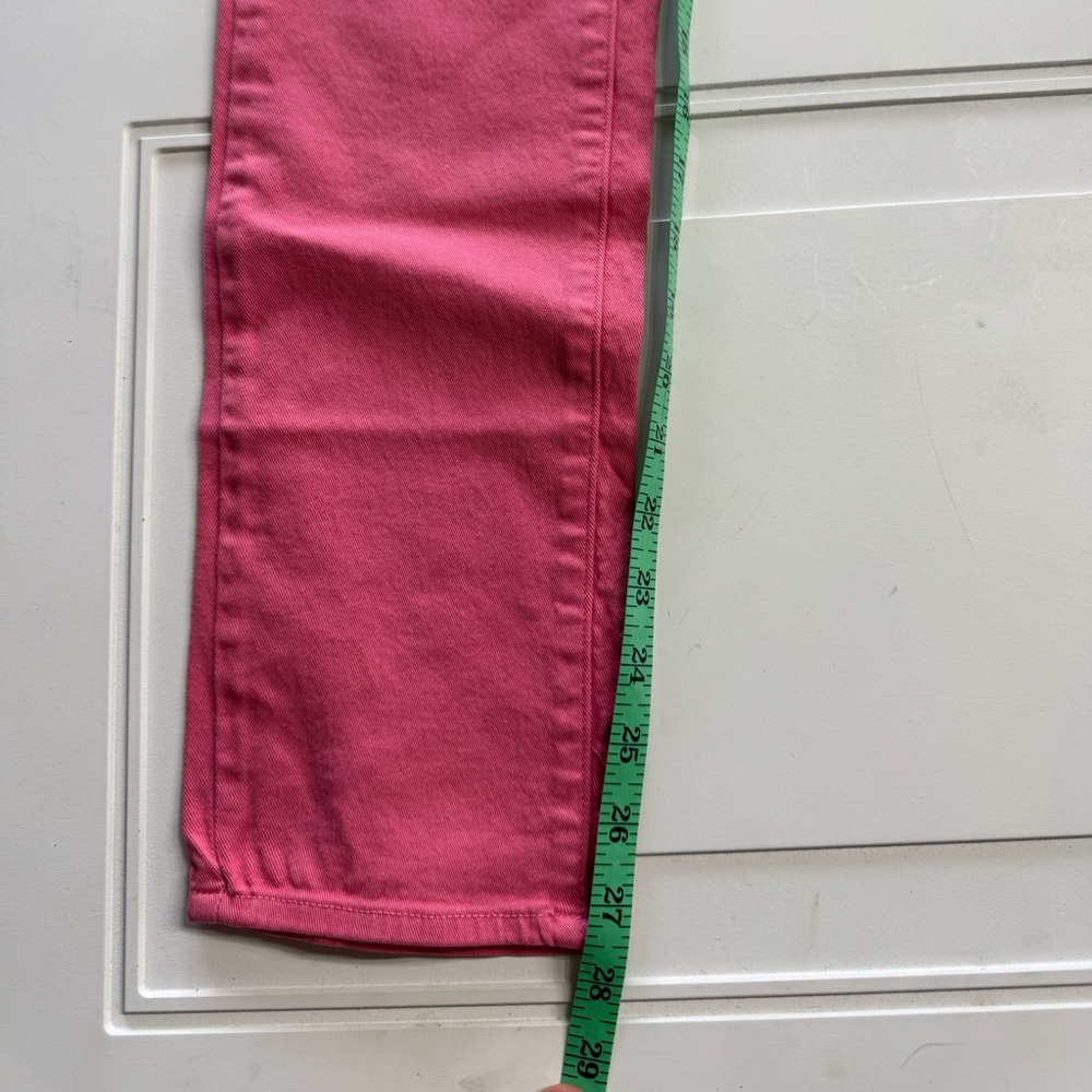 PAIGE Women's Size 26 Pink Twill Peg Skinny Leg Jeans Denim - Picture 7 of 7